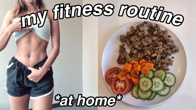 my fitness routine || what I eat + workout