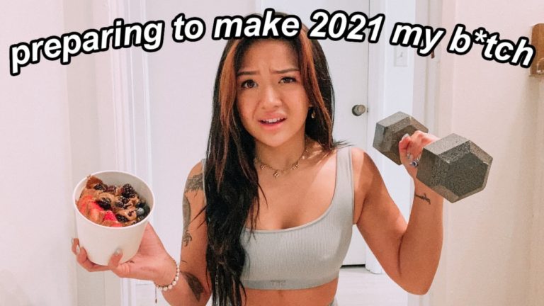 how to get your sh*t together for 2021 | healthy + fitness routine (resolutions)