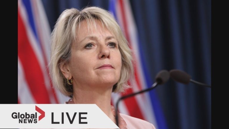 Coronavirus: BC health officials to deliver live Thursday COVID-19 briefing | LIVE