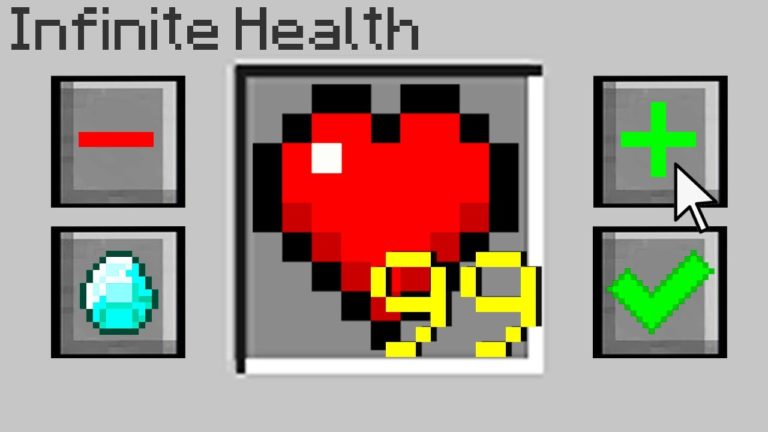 Minecraft Bedwars but I can secretly buy health…