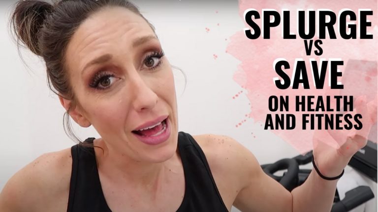 Splurge vs Save: Health + fitness | How to save money on fitness + workout gear with Jordan Page!