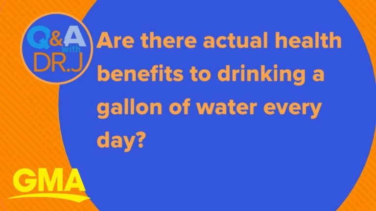 Are there health benefits to drinking a gallon of water every day?