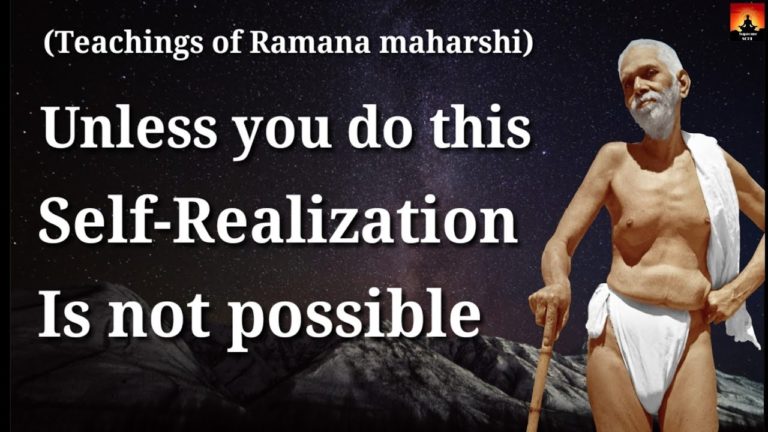 How to attain self-realization? |Expained by Ramana maharshi..