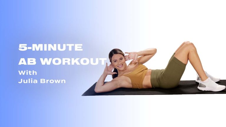 5-Minute Ab Workout With Julia Brown