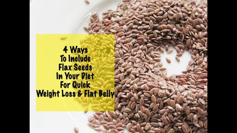 Quick Weight Loss With Flax Seeds – 4 Flax Seed Recipes – Daily Diet – Instant Belly Fat Burner