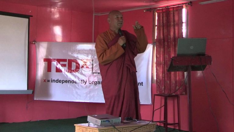 Self realization of life: Ven. Bhikkhu Sanghasena at TEDxLeh