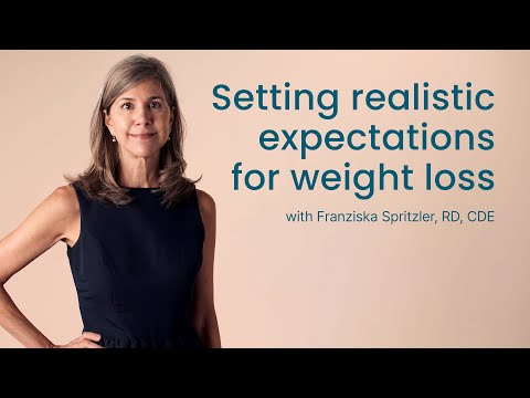 Setting realistic expectations for weight loss