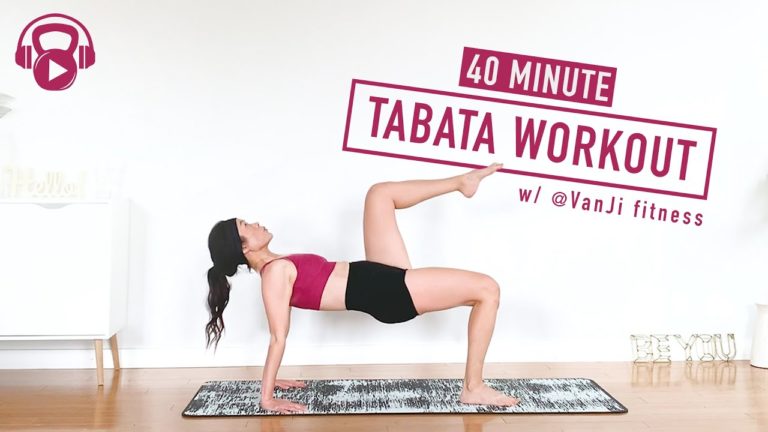 40 MINUTE Workout | No Weights | Tabata Songs w/ @VanJi fitness