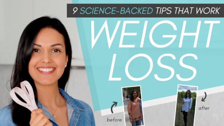 WEIGHT LOSS TIPS // 9 science-backed tips to lose weight + keep it off