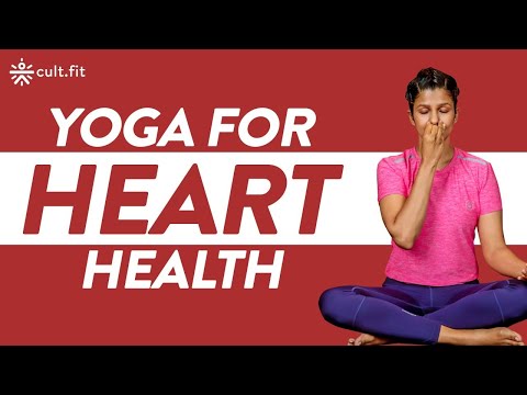 Yoga For Heart Health | Quick Yoga Routine | Yoga Poses At Home | Yoga For Beginners | CultFit