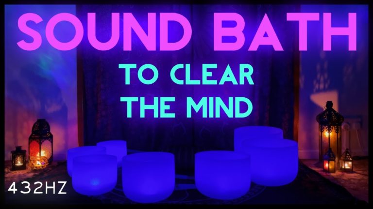 Sound Bath For Mental Clarity | Crystal Singing Bowls 432hz Healing Meditation | James Dearden Bush