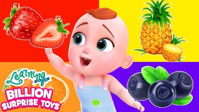 Eating Fruits is Good for your health! BillionSurpriseToys – English Kids Songs & Cartoon is Live