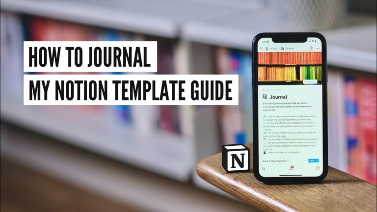 A Guide To Daily Journaling | My Notion Journal Template for Mental Clarity